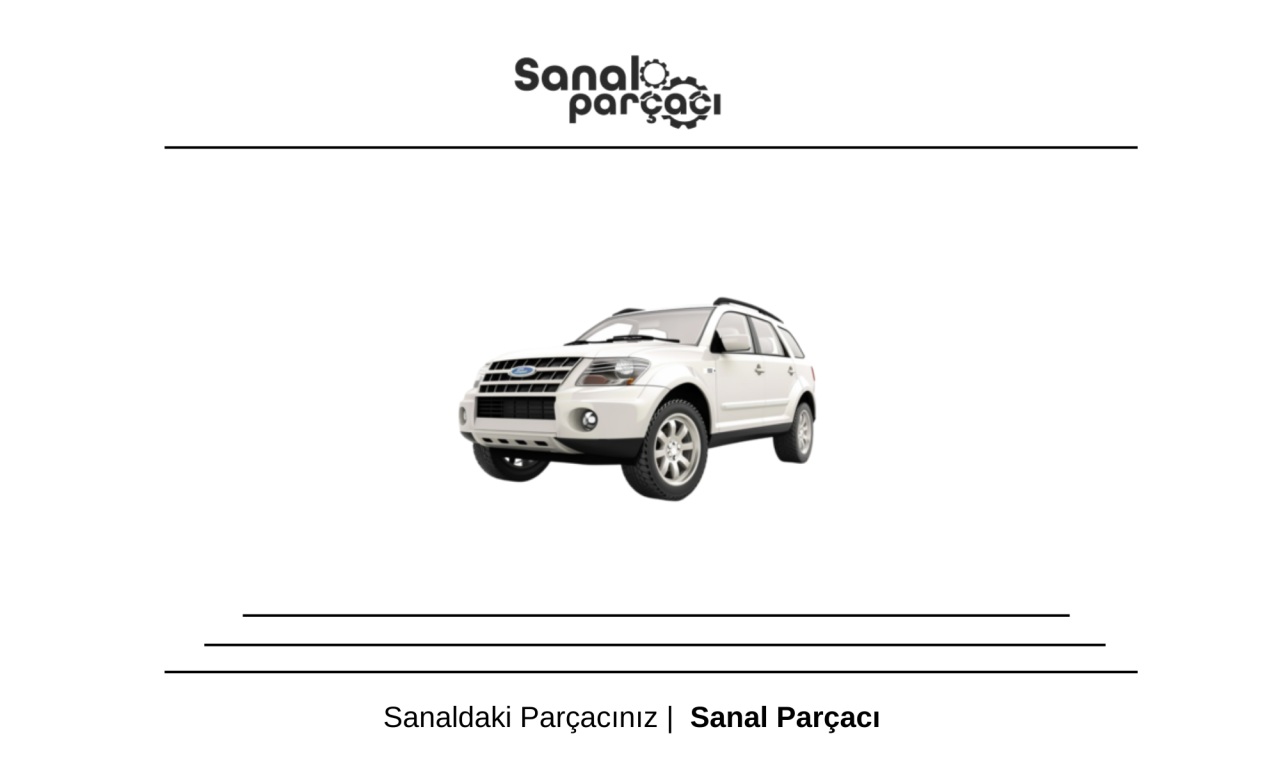 Bingöl Ford Yedek Parça Gönderimi