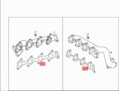 Mercedes W220 Manifold Contası Elring Marka A6111420780