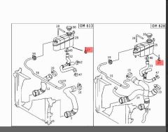 Mercedes W414 Su Depo Şamandırası Corals A2205450024