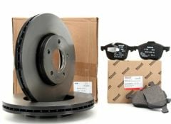 Ford C-Max 2004-2007 Передний тормозной диск и комплект колодок Оригинальная марка Ford Otosan AV611125BB - MEAV6J2K021AA