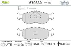 Fiat Palio Weekend 1.4 8V Ön Fren Balatası VALEO Marka 77362180