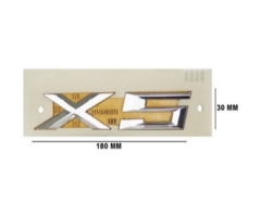 BMW F15 X5 Yazısı 30 - 180 mm Krom İthal Marka