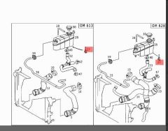 Mercedes W639 Su Depo Şamandırası Orijinal Mercedes Marka A2205450024