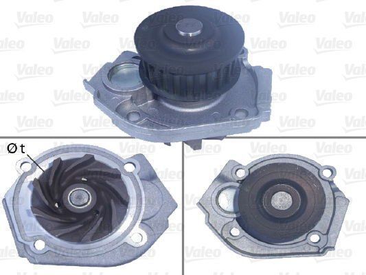 Fiat 500 1.4 16V Devirdaim Su Pompası VALEO Marka 55221397