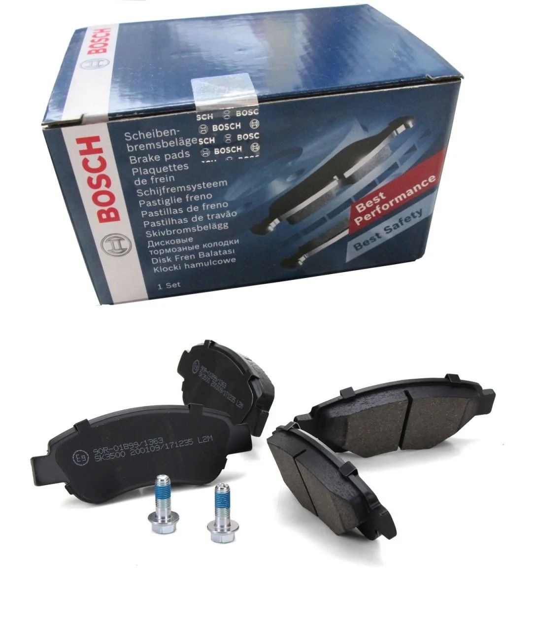Peugeot 107 Ön Fren Balata Takım Bosch Marka 1613819980
