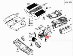 Mercedes W168 Turboşarj Boru Contası İbraş Marka A6510940051
