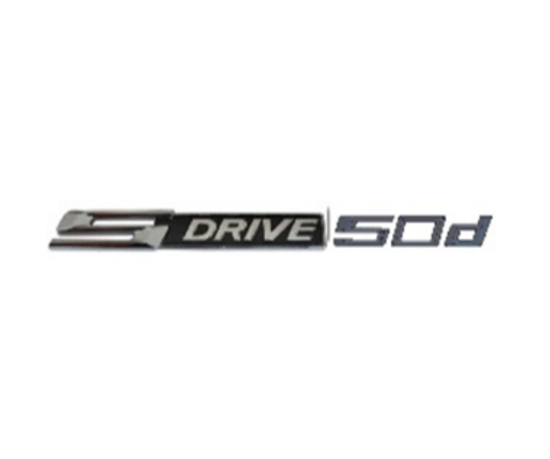 BMW SDrive 50d Yazısı Krom İthal Marka