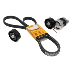 Bmw E87 Case 120i V Belt and Tensioner Set Continental Belt 6PK1870-534070810-532047510