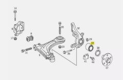 Mercedes W124 Aks Bilya Rulmanı Orijinal Mercedes  A6389810027