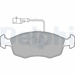Fiat Palio 1.2 8V Ön Fren Balatası DELPHİ Marka 77362180