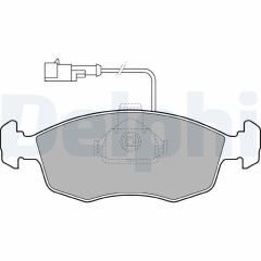 Fiat Palio 1.2 16V Ön Fren Balatası DELPHİ Marka 77362180