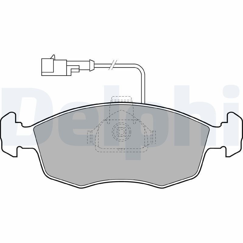 Fiat Palio 1.4 8V Ön Fren Balatası DELPHİ Marka 77362180