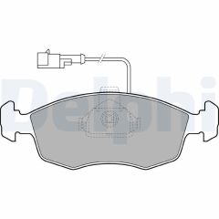 Fiat Palio 1.4 8V Ön Fren Balatası DELPHİ Marka 77362180