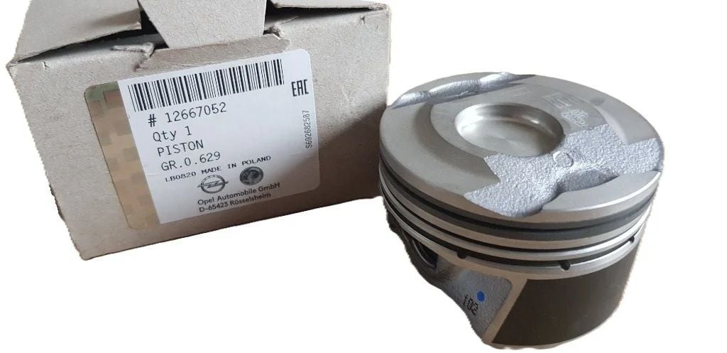 Opel Astra K 1.4 Turbo ( 150BG ) B14XFT Piston Sekman Takımı 4 Adet Gm Orjinal STD Ölçü 12667052