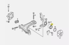 Mercedes W176 Aks Bilya Rulmanı Fag Marka  A6389810027