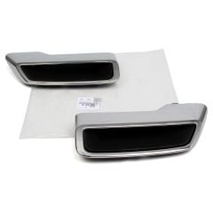 Citroen C5 Aircross Arka Tampon Krom Difizör Seti (Egzos Başlık Seti) Orijinal PSA 1618041180