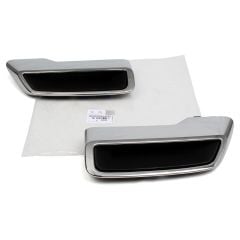 Peugeot 5008 Arka Tampon Krom Difizör Seti (Egzos Başlık Seti) Orijinal PSA 1618041180