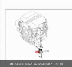 Mercedes W166 Motor Kulağı Corals Marka 2122406317