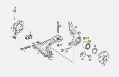 Mercedes W202 Aks Bilya Rulmanı Fag Marka  A6389810027