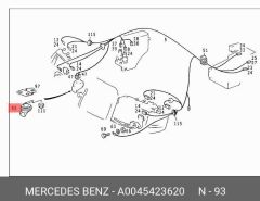 Mercedes W115 Korna Hella Marka A0045423620