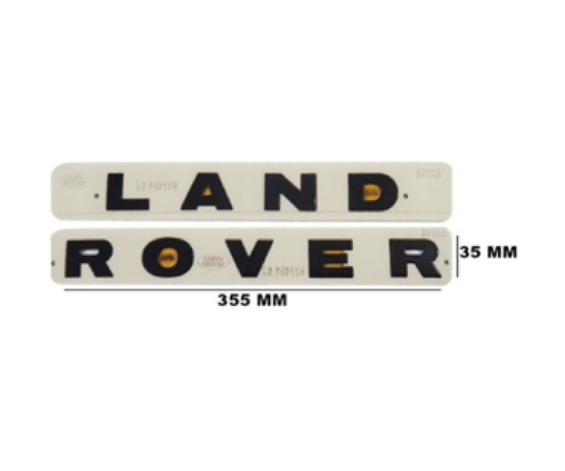 Land Rover Yazısı Siyah İthal Marka