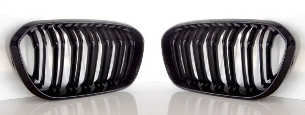 Bmw 1 Serisi F20 Kasa Ön Panjur Seti (Piano Black) İthal Marka BA0203198