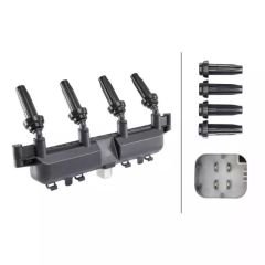 Citroen Saxo 1.4 8 Valf Benzinli Ateşleme Bobini Gri Soket Ngk Marka 48016