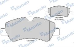 Fiat Brava 1.6 16V Arka Fren Balatası MANDO Marka 77362453