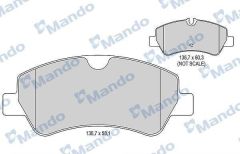Fiat Bravo 1.9 Multijet Arka Fren Balatası MANDO Marka 77362453