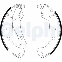 Fiat Brava 1.6 16V Arka Fren Balatası DELPHİ Marka 77362453