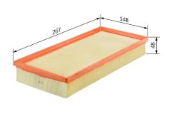Ford Focus 1998-2002 2.0 Petrol Air Filter Bosch Brand 1457433686
