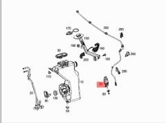 Mercedes W218 Silecek Su Pompası Topran Marka A2058660100