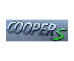 Mini Cooper R53 Cooper S Yazısı Yeşil 4.5cm - 15.55cm İthal Marka 51142465245