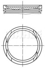 Fiat Albea 1.4 8V Piston + Segman 040 72MM MAHLE Marka 71732628