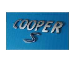 Mini Cooper R52 Cooper S Yazısı Mavi 4.5cm - 15.55cm İthal Marka 51142465245