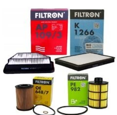 Opel Antara 2.0 Diesel (Z20DMH) Periodic Maintenance Filter Set Filtron Brand Product 2007-2011 93745425-96628890-96440878-818032