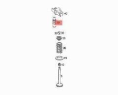 Mercedes W176 Толкатель клапана Ruville Brand A6420500080