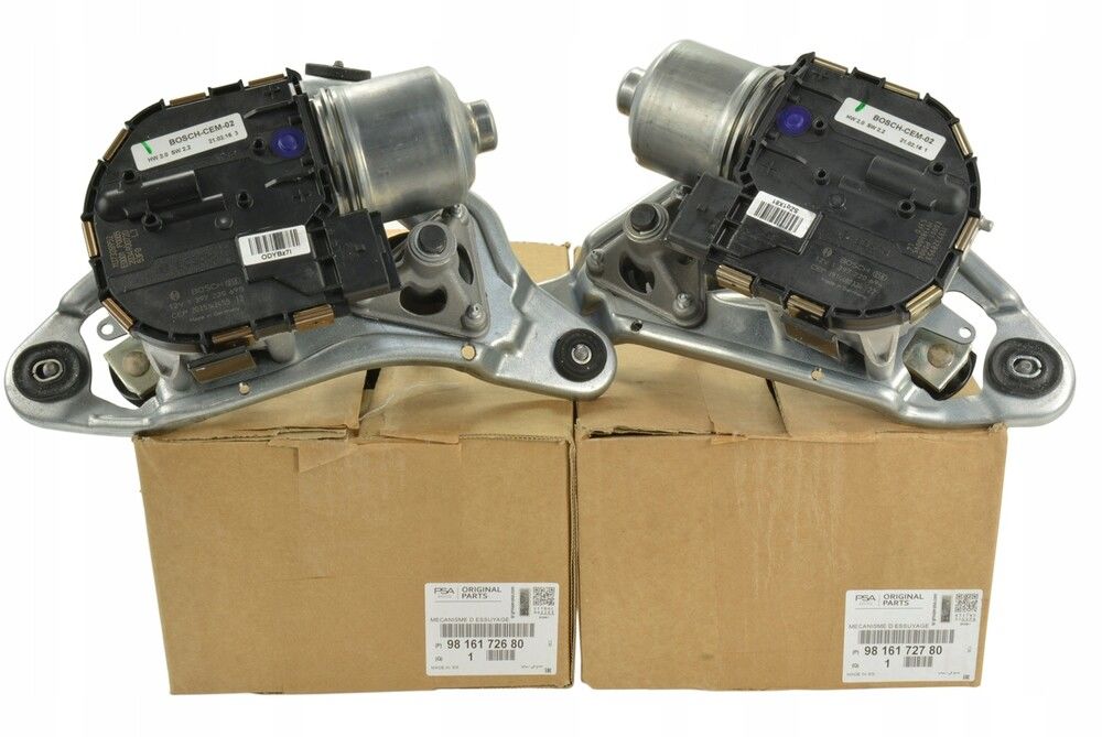 Peugeot 508 Ön Silecek Motoru Sağ - Sol Takım Orjinal Psa Marka 9816172780 - 9816172680