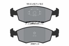 Fiat Siena 1.2 8V Ön Fren Balatası TEXTAR Marka 77362180