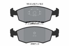 Fiat Siena 1.4 8V Ön Fren Balatası TEXTAR Marka 77362180