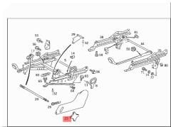 Mercedes W117 Koltuk Ayar Kolu Wender Parts Marka A2029190088