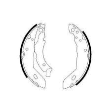Renault Clio I Задние тормозные колодки Комплект рычаг Bosch Brand 7701204268