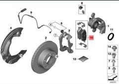 BMW E84 Fren Ön Balatası Fte 34116774050