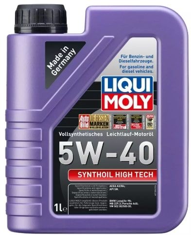 LIQUI MOLY Synthoil High Tech 5W-40 Motor Yağı LQM-1855 (1 Litre)