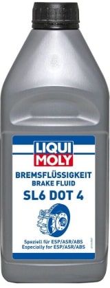 LIQUI MOLY Brake Fluid SL6 DOT4 Fren Hidrolik Yağı LQM-21168 (1 Litre)