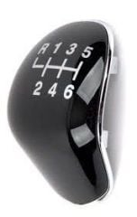 Ford Courier 2014 - 2019 Gear Shift Knob Diagram Black 5 Speed 7G9R 7L468 AB - 1812416