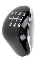 Ford Fiesta 2013 - 2018 Gear Shift Knob Diagram Black 5 Speed 7G9R 7L468 AB - 1812416