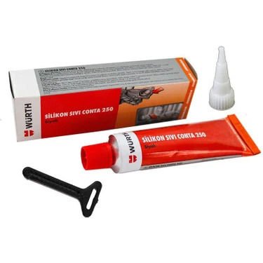 Würth Slikon Sıvı Conta Siyah 250°C Isıya Dayanıklı 70 ml