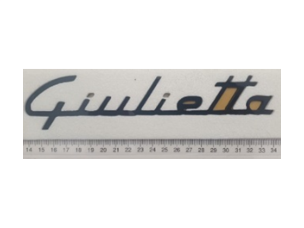 Alfa Romeo Giulietta Yazısı Küçük Siyah İthal Marka