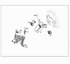 Mercedes W117 Fren Pedal Şalteri Orijinal Mercedes Marka A0015456309